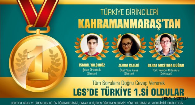 Türkiye birincileri Kahramanmaraş’tan