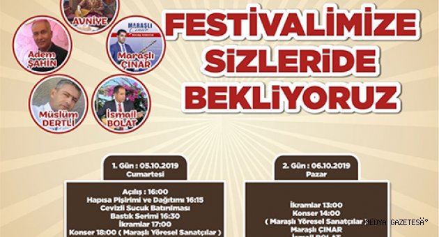 Türkiye’nin En Şirin Festivali Kahramanmaraş’ta Başlıyor