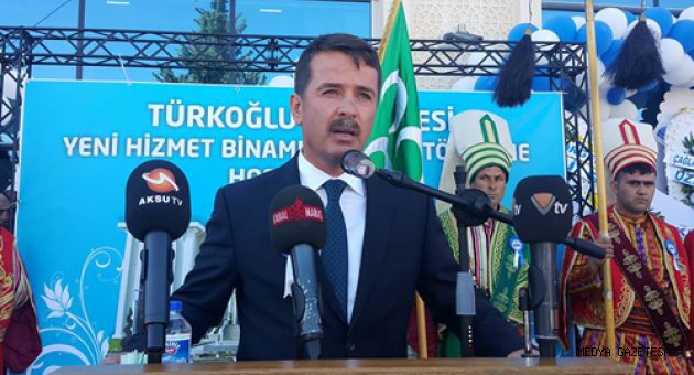 TÜRKOĞLU BELEDİYESİ’NE GÖRKEMLİ AÇILIŞ