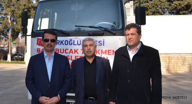 TÜRKOĞLU BELEDİYESİ TÜRKMEN KARDEŞLERİNİN YARALARINI SARMAYA DEVAM EDİYOR.