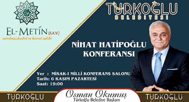 Türkoğlu Belediyesinden Dev Bir Program Daha