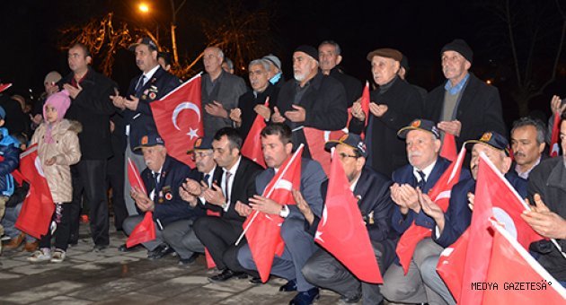 Türkoğlu İlçesi Afrin için Tek Yürek Oldu