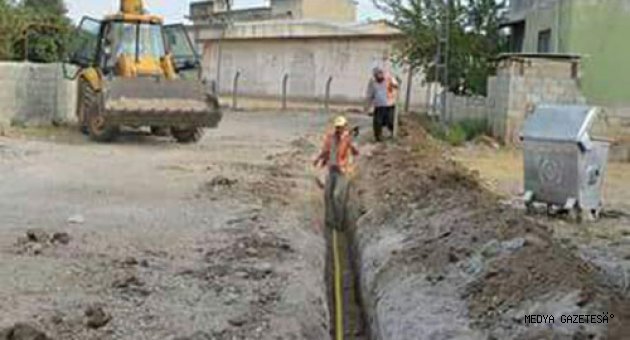 TÜRKOĞLU’NDA DOĞALGAZ ÇALIŞMALARI DEVAM EDİYOR
