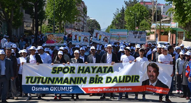 TÜRKOĞLU’NDA SAĞLIKLI YAŞAM YÜRÜYÜŞÜ YAPILDI