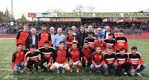 U19'DA TÜRKOĞLU BELEDİYESPOR KUPASINI ALDI