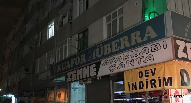 Üçüncü kattan park halindeki otomobilin üzerine düştü