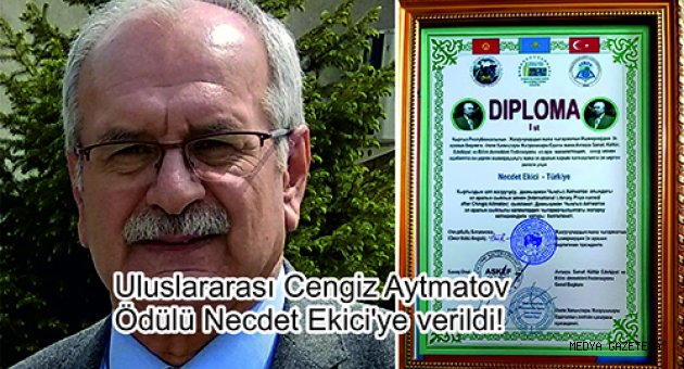 Uluslararası Cengiz Aytmatov Ödülü Necdet Ekici'ye verildi!