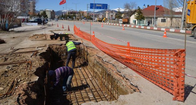 Üst Geçit Çalışmaları Başladı