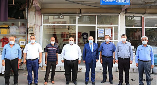 VALİ COŞKUN’DAN DULKADİROĞLU MUHTARLAR DERNEĞİNE ZİYARET