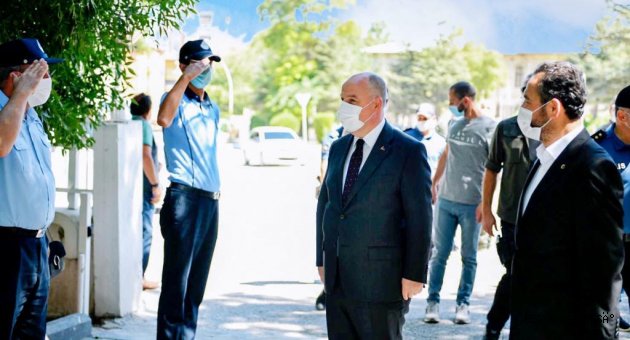 VALİ ÖMER FARUK COŞKUN ELBİSTAN İLÇEMİZİ ZİYARET ETTİ