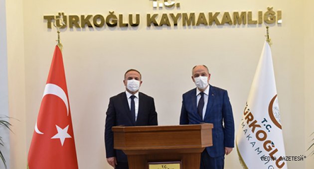 Vali Ömer Faruk Coşkun, Türkoğlu ilçesini ziyaret etti