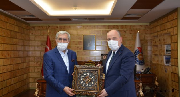 Vali Ömer Faruk Coşkun, Üniversitemiz Rektörü Prof. Dr. Niyazi Can’ı Ziyaret Etti