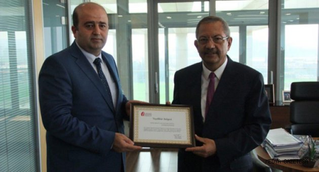 VERGİ HAFTASINDA KİPAŞ’A TEŞEKKÜR BERATI VERİLDİ