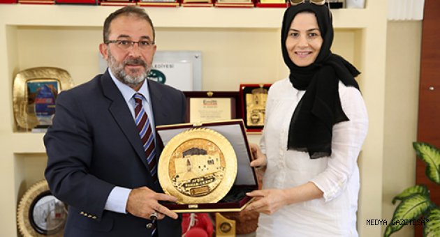 YAZAR KARPUZCU’DAN, BAŞKAN GÜVEN’E ZİYARET
