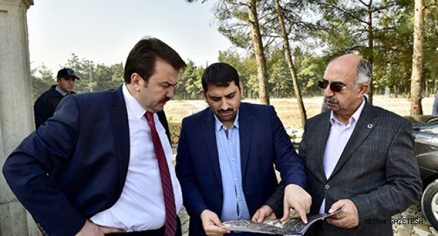 YENİ MEZARLIK ALANINDA İNCELEME
