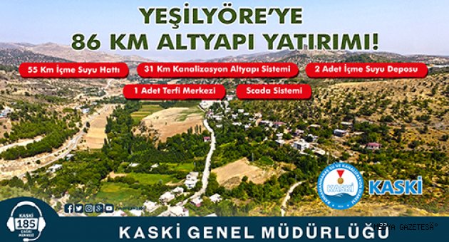 YEŞİLYÖRE’DE ALT YAPI DÖNÜŞÜMÜ BAŞLADI