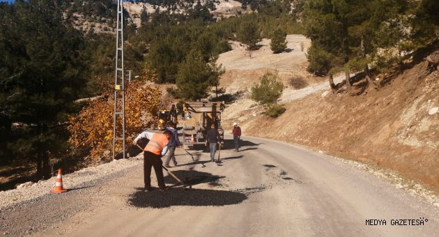 Yolların Bakımı Yapılıyor